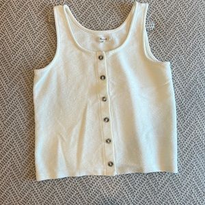Madewell Button Front Tank